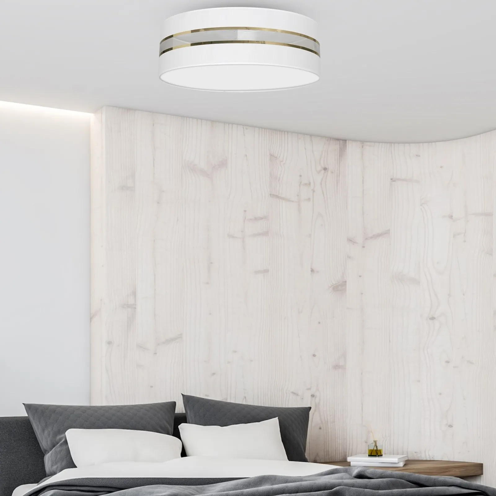 Sklep Kaja Elegancka lampa sufitowa, okrągły plafon MLP7352 z serii ULTIMO | Kaja Oświetlen* Plafony Klasyczne