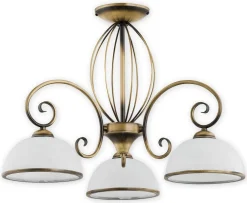 Sklep Kaja Elegancka lampa sufitowa do sypialni O2493 W3 PAT INDRA | Kaja* Randole Tradycyjne