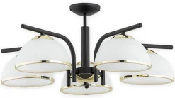 Sklep Kaja Elegancka lampa sufitowa do salonu O2925 W5 CZA ZL LAVA | Kaja* Randole Tradycyjne