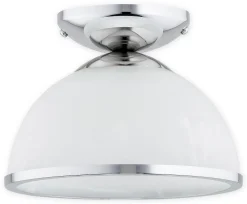 Sklep Kaja Elegancka lampa sufitowa z białym kloszem O3132 P1 CH | Kaja* Randole Tradycyjne