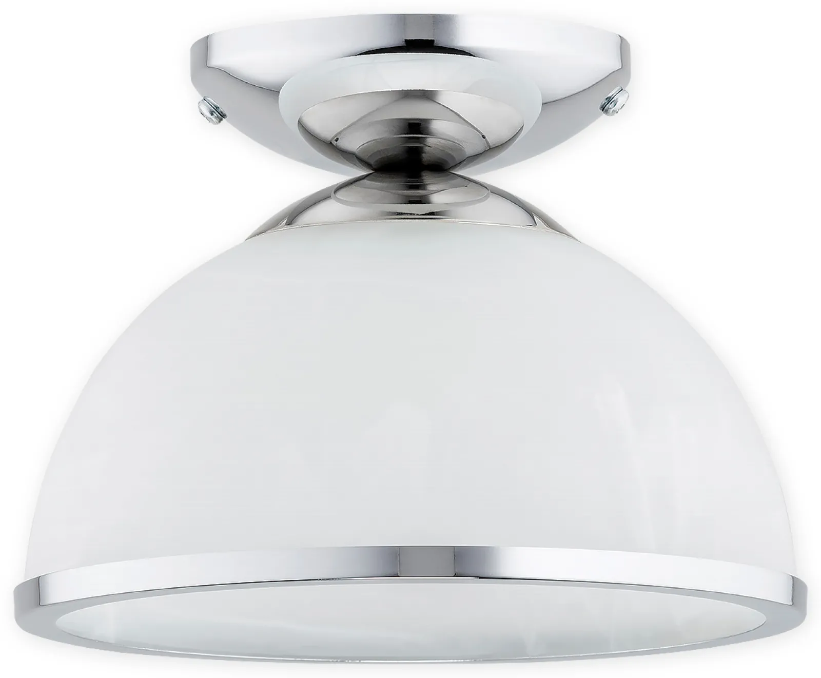 Sklep Kaja Elegancka lampa sufitowa z białym kloszem O3132 P1 CH | Kaja* Randole Tradycyjne