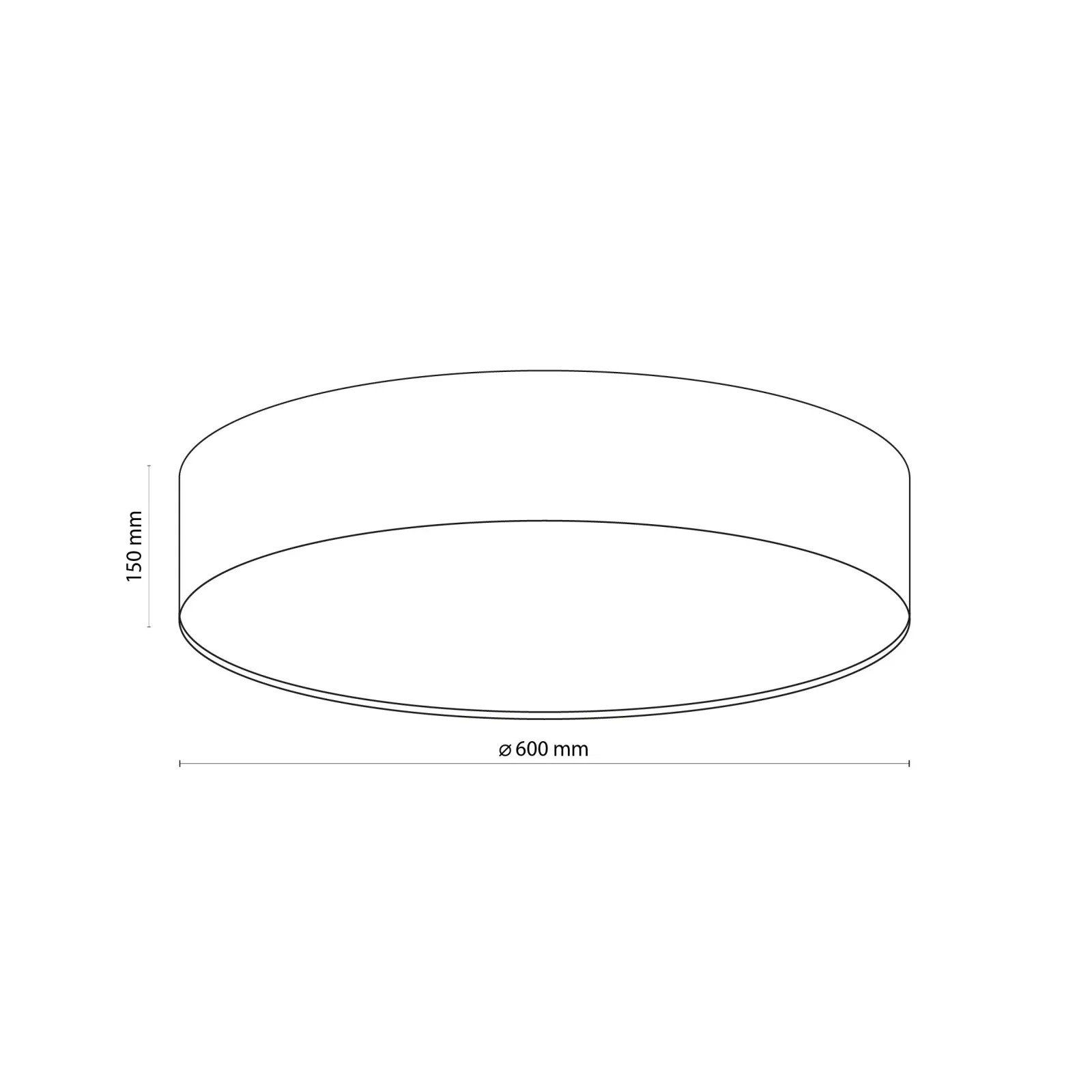 Sklep Kaja Elegancka lampa sufitowa ⌀60cm złoty abażur TK 4843 z serii RONDO GOLD* Plafony Nowoczesne