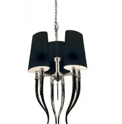 Sklep Kaja Elegancka lampa wisząca do sypialni AZ1345 DIABLO BLACK | Kaja czarny Shop