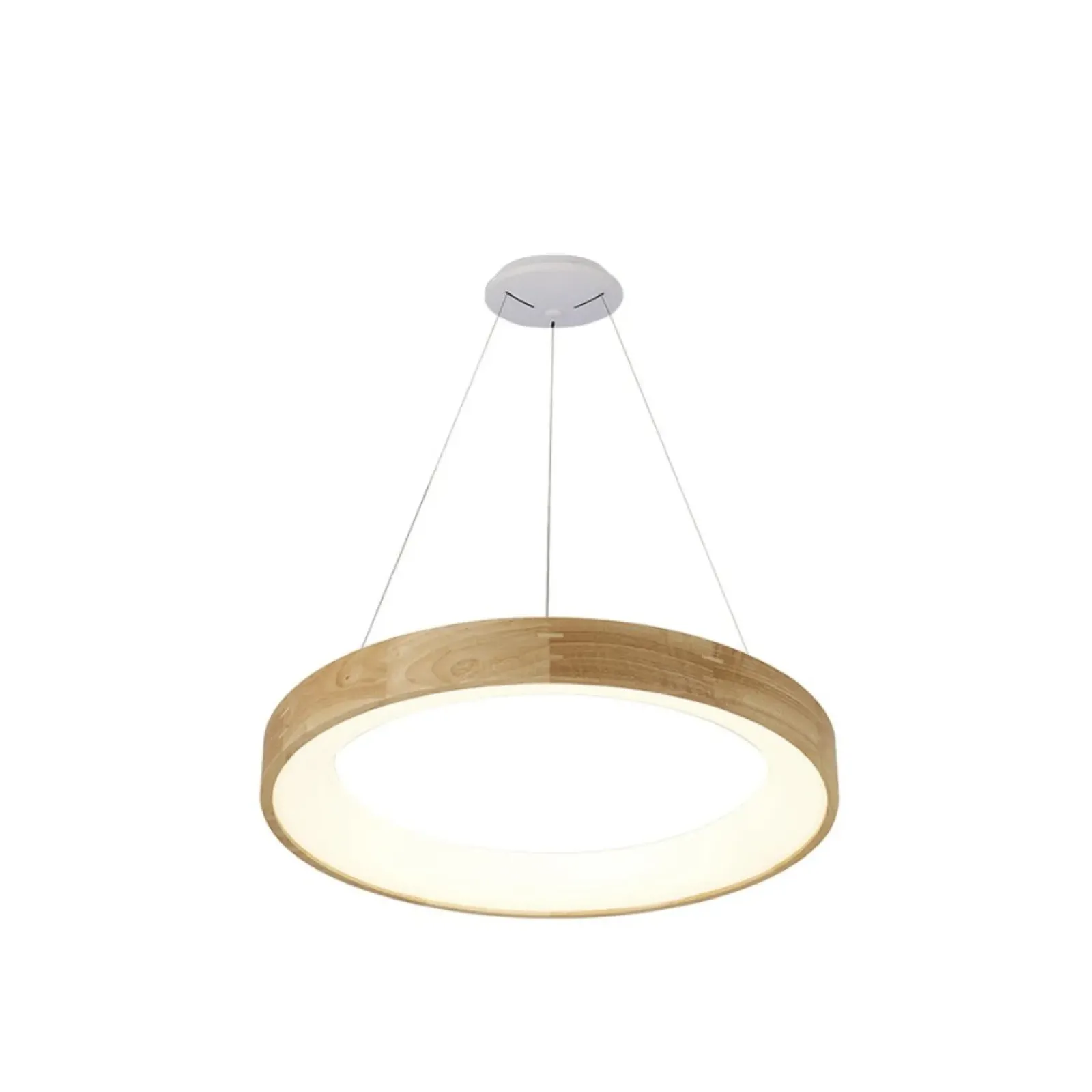 Sklep Kaja Elegancka lampa wisząca LED z drewnem AZ3344 SILVAM | Kaja Oświetlenie Flash Sale