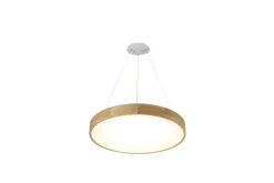 Sklep Kaja Elegancka lampa wisząca LED z drewnem AZ3344 SILVAM | Kaja Oświetlenie Flash Sale