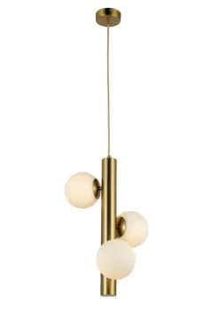 Sklep Kaja Elegancka lampa wisząca mleczne klosze AZ4425 CORTEGA | Kaja złoty Hot