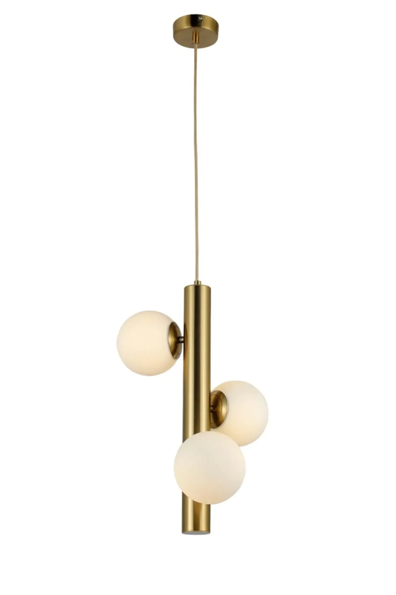 Sklep Kaja Elegancka lampa wisząca mleczne klosze AZ4425 CORTEGA | Kaja złoty Hot
