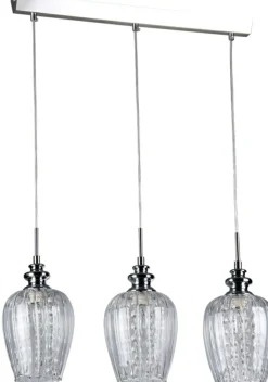 Sklep Kaja Elegancka lampa wisząca nad stół MOD044-PL-03-N BLUES | Kaja nikiel Hot