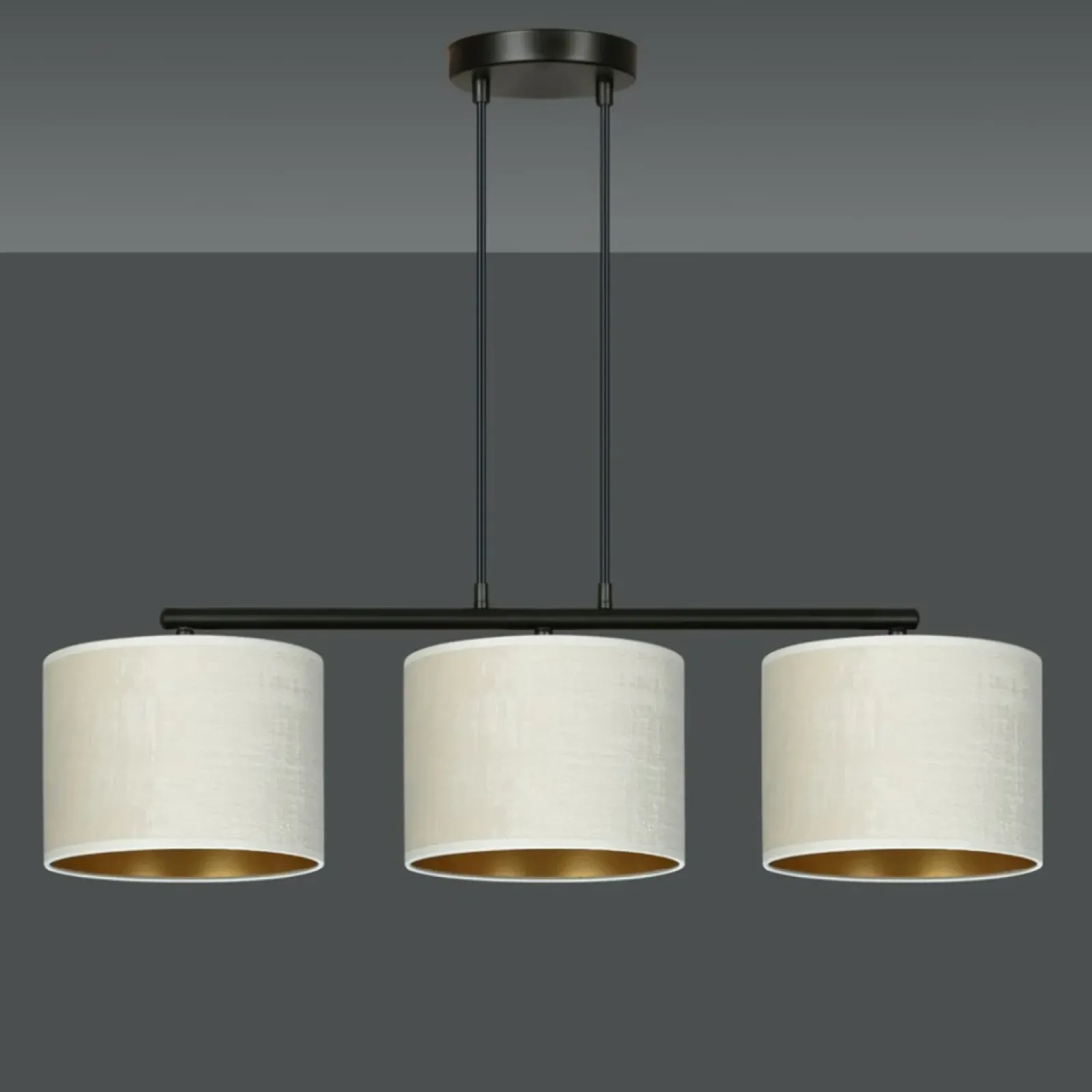 Sklep Kaja Elegancka lampa wisząca nad stół w jadalni 1052/3 HILDE | Kaja Shop