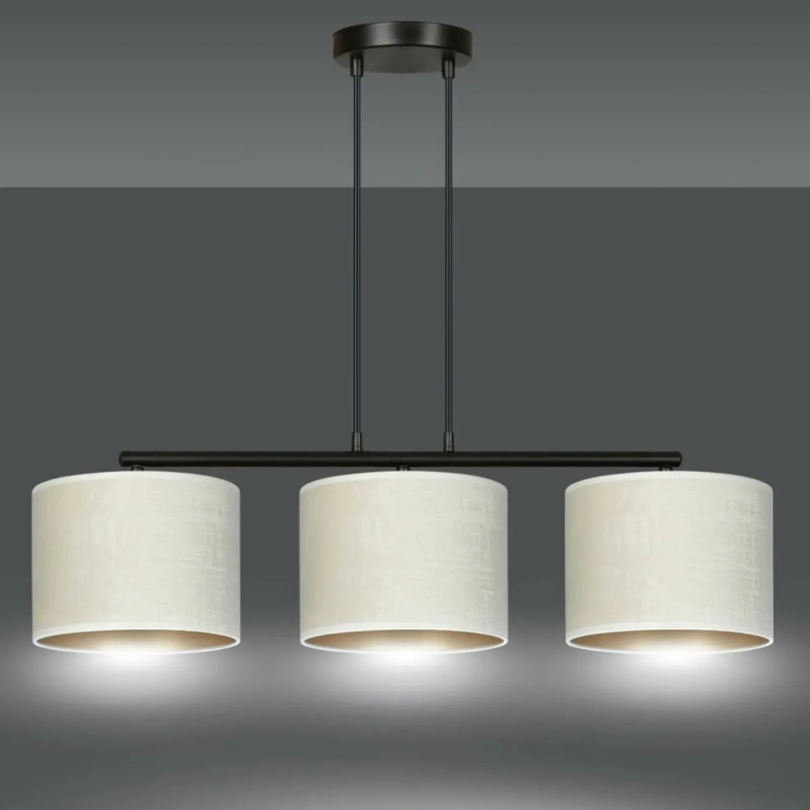 Sklep Kaja Elegancka lampa wisząca nad stół w jadalni 1052/3 HILDE | Kaja Shop
