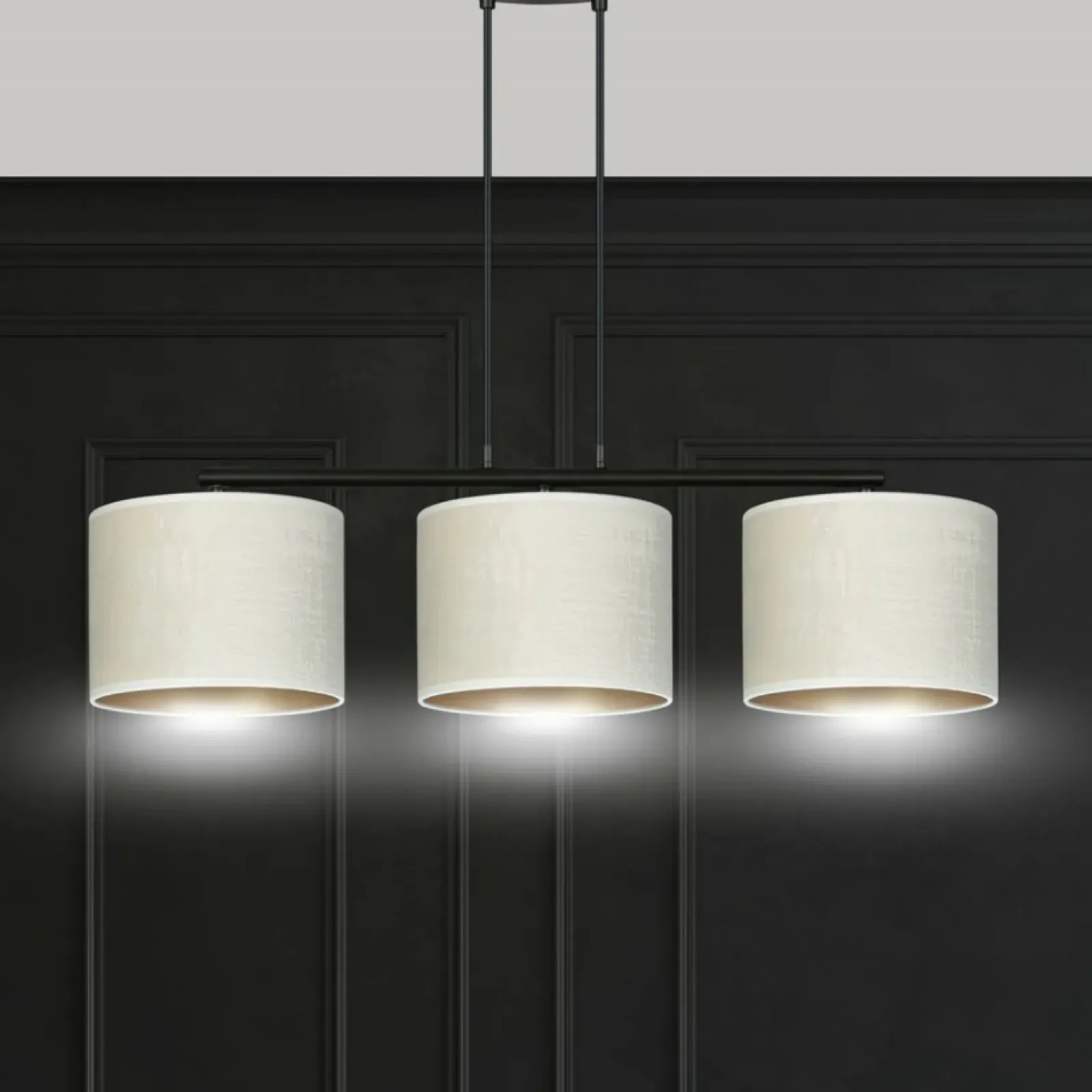 Sklep Kaja Elegancka lampa wisząca nad stół w jadalni 1052/3 HILDE | Kaja Shop