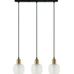 Sklep Kaja Elegancka lampa wisząca PND-67594-3-BRO+CL LAMEZIA | Kaja Oświetlenie Cheap