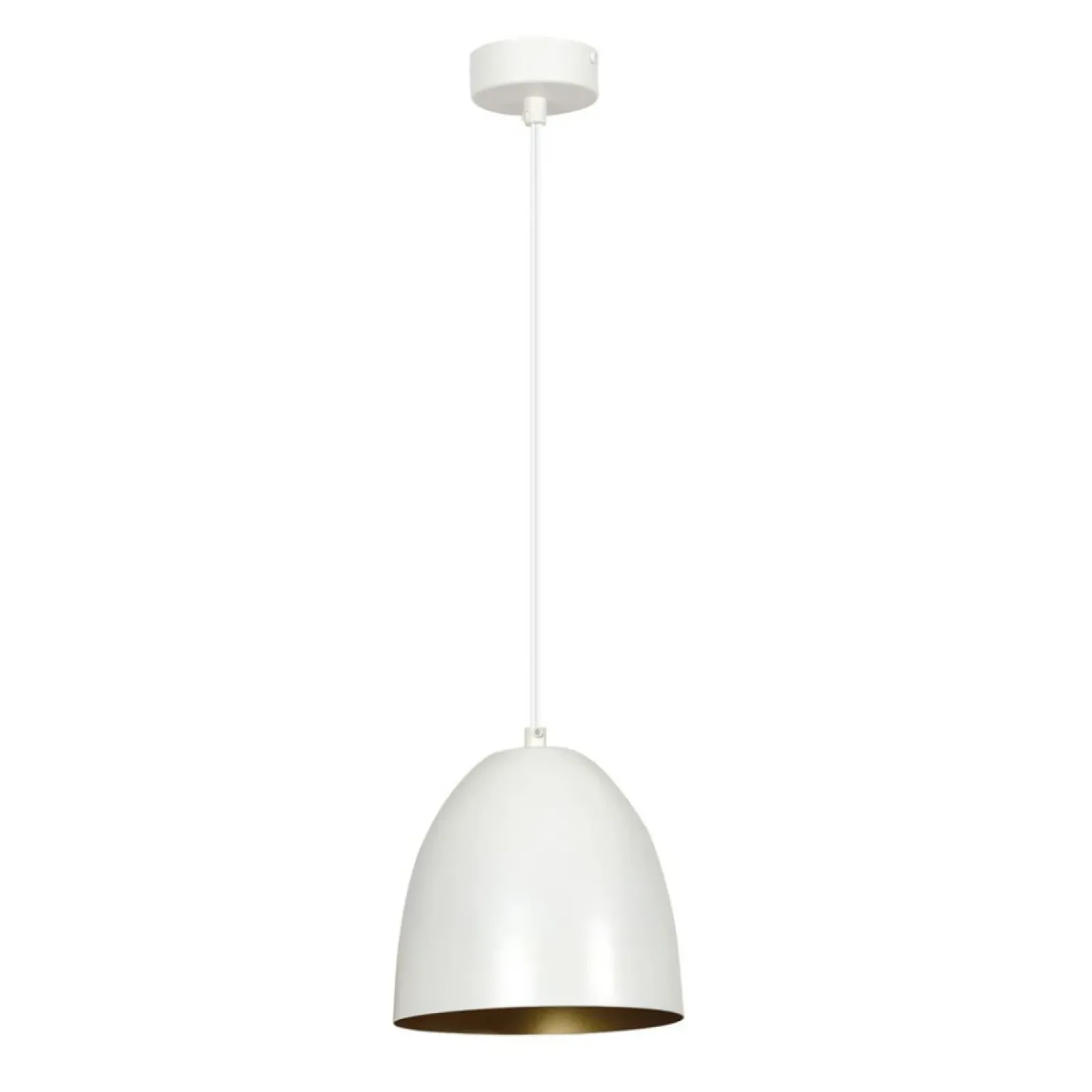Sklep Kaja Elegancka lampa wisząca w kolorze białym 411/1 | Kaja Oświetlenie New