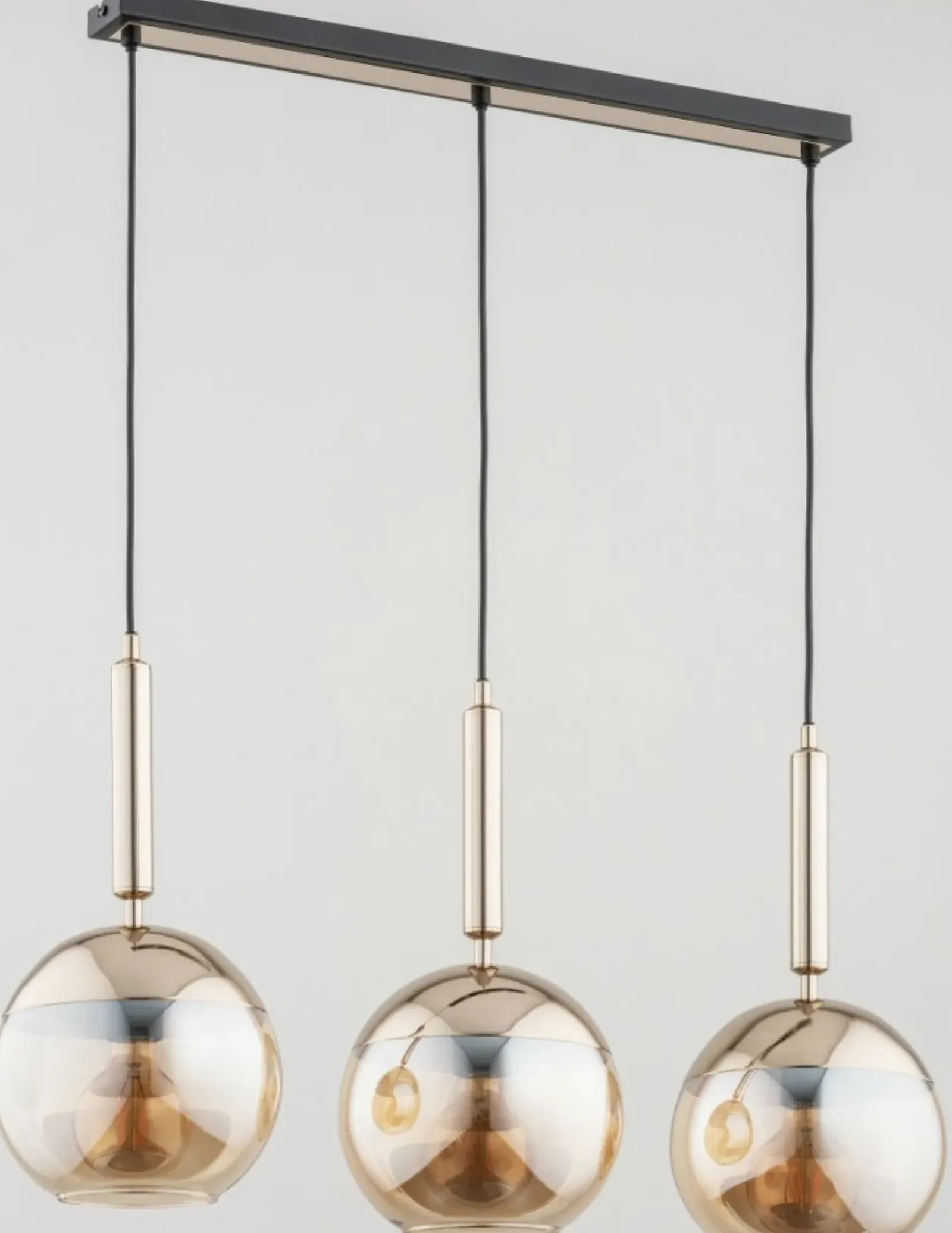 Sklep Kaja Elegancka lampa wisząca w złocie i czerni AL 63065 | Kaja Fashion