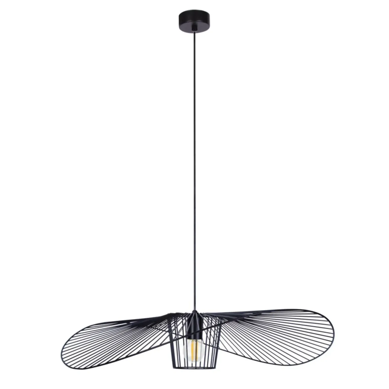 Sklep Kaja Elegancka lampa wisząca, w kształcie kapelusza KP-21 MINI | Kaja czarny Sale