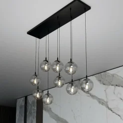 Sklep Kaja Elegancka lampa wisząca z grafitowymi kloszami 712/9 | Kaja Outlet