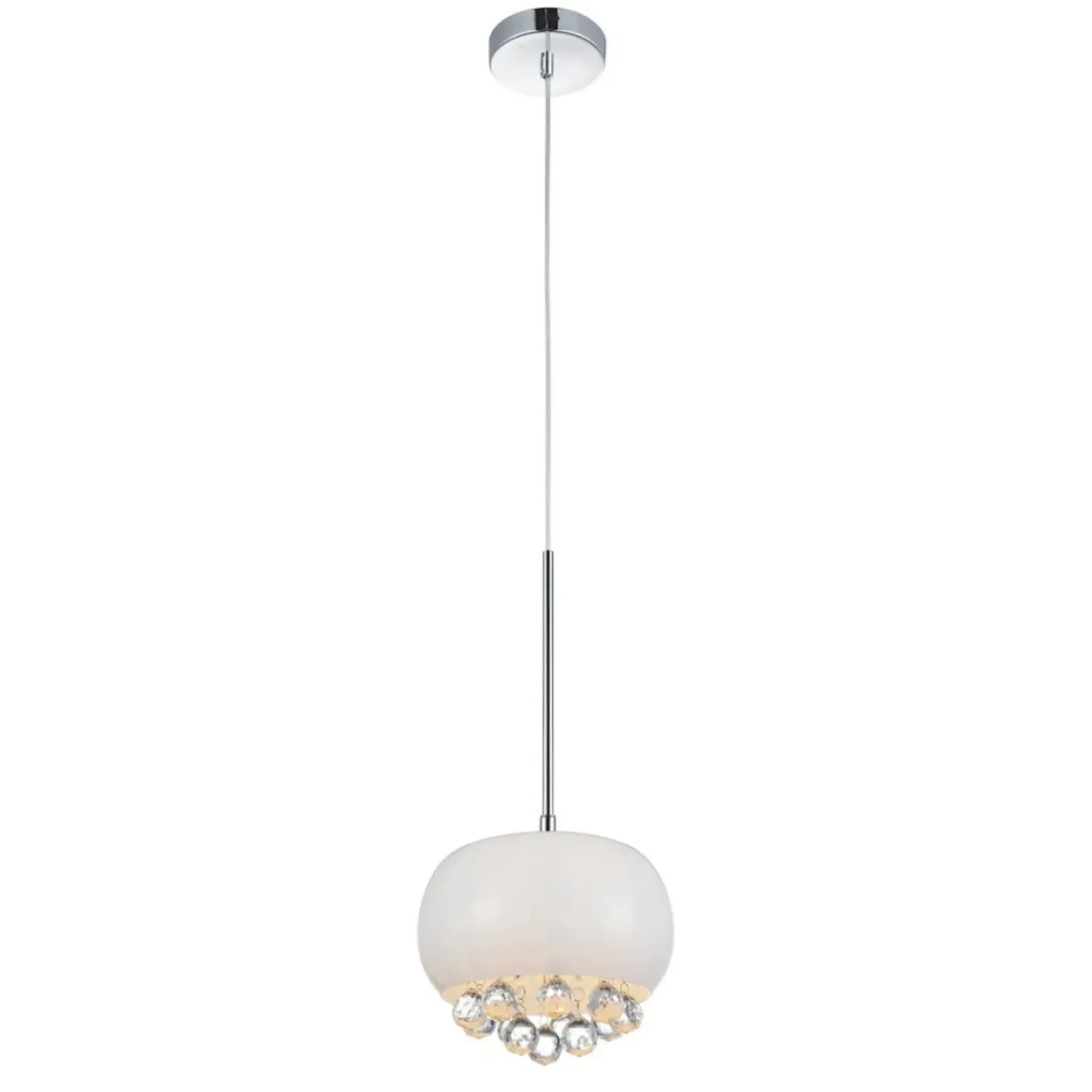 Sklep Kaja Elegancka lampa wisząca z kryształkami AZ3080 QUINCE | Kaja biały Shop