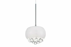 Sklep Kaja Elegancka lampa wisząca z kryształkami AZ3080 QUINCE | Kaja biały Shop