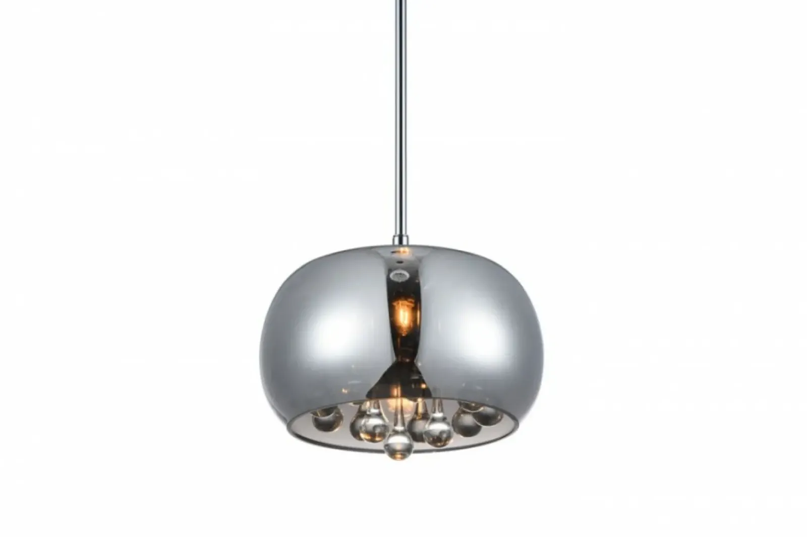 Sklep Kaja Elegancka lampa wisząca z kryształkami AZ3082 BURN | Kaja Oświetlenie chrom Best Sale