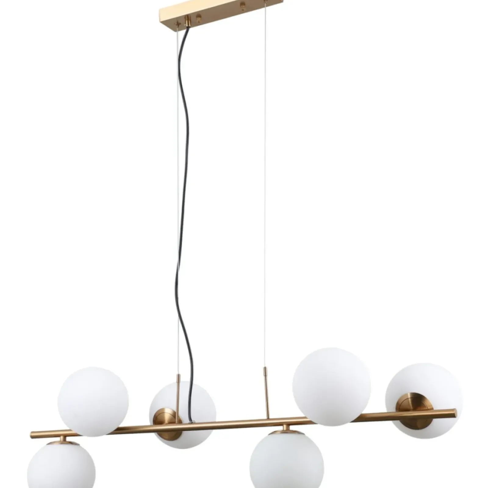 Sklep Kaja Elegancka lampa wisząca z kulami PND-5510-6-HBR RADDI | Kaja Fashion