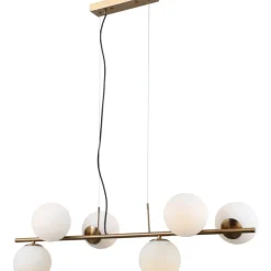 Sklep Kaja Elegancka lampa wisząca z kulami PND-5510-6-HBR RADDI | Kaja Fashion