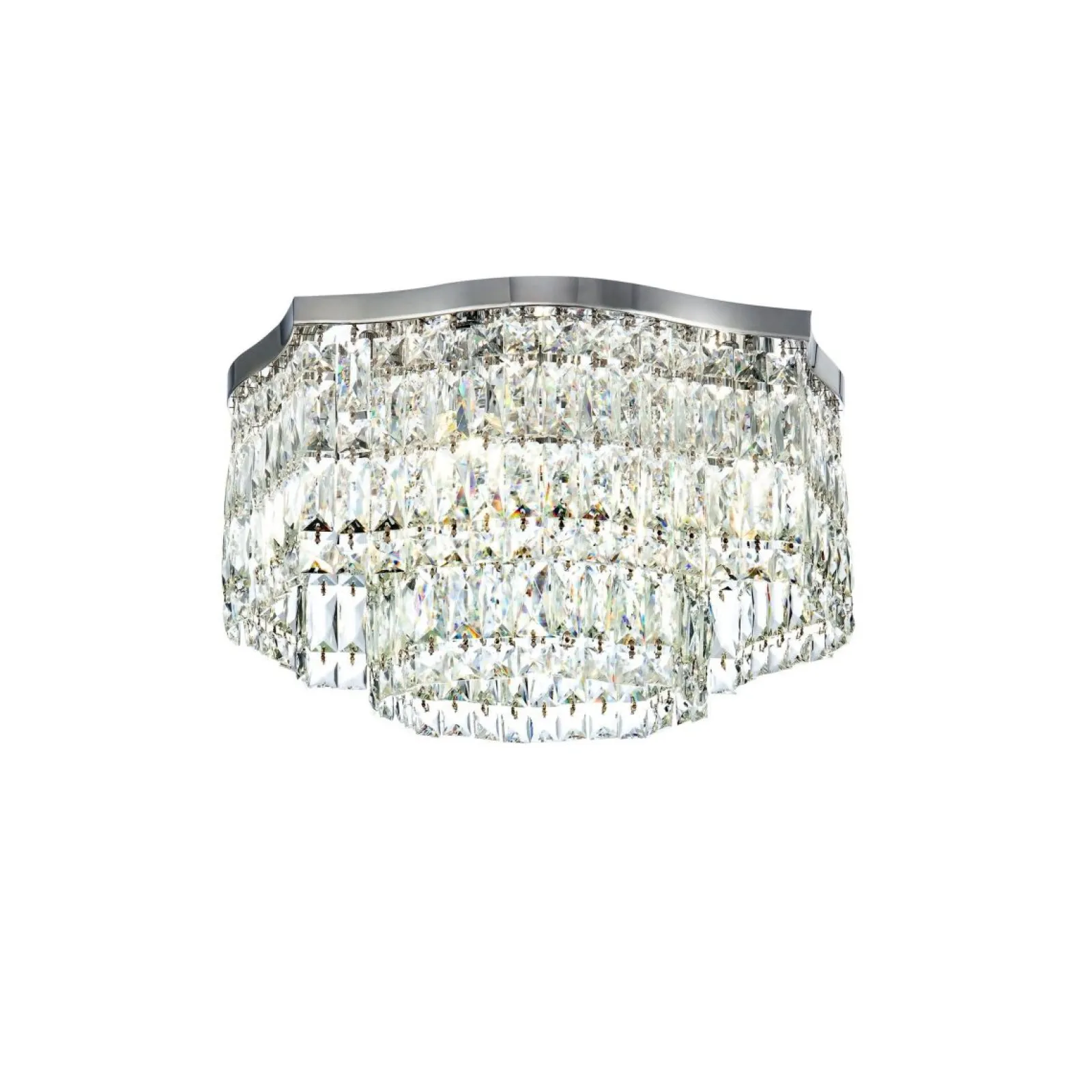 Sklep Kaja Elegancka lampa z kryształami DIA005CL-06CH DUNE | Kaja Oświetlenie* Plafony Nowoczesne
