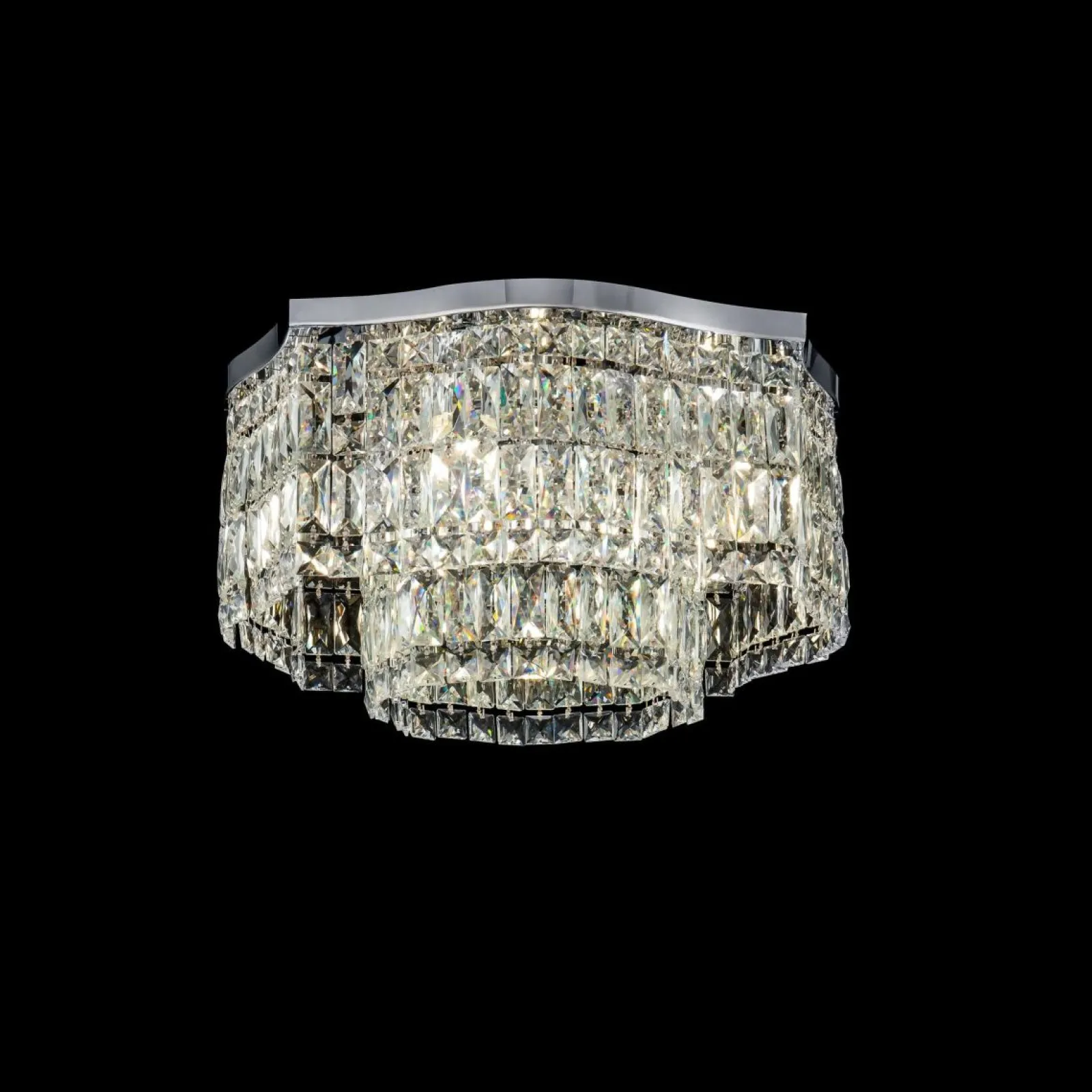 Sklep Kaja Elegancka lampa z kryształami DIA005CL-06CH DUNE | Kaja Oświetlenie* Plafony Nowoczesne