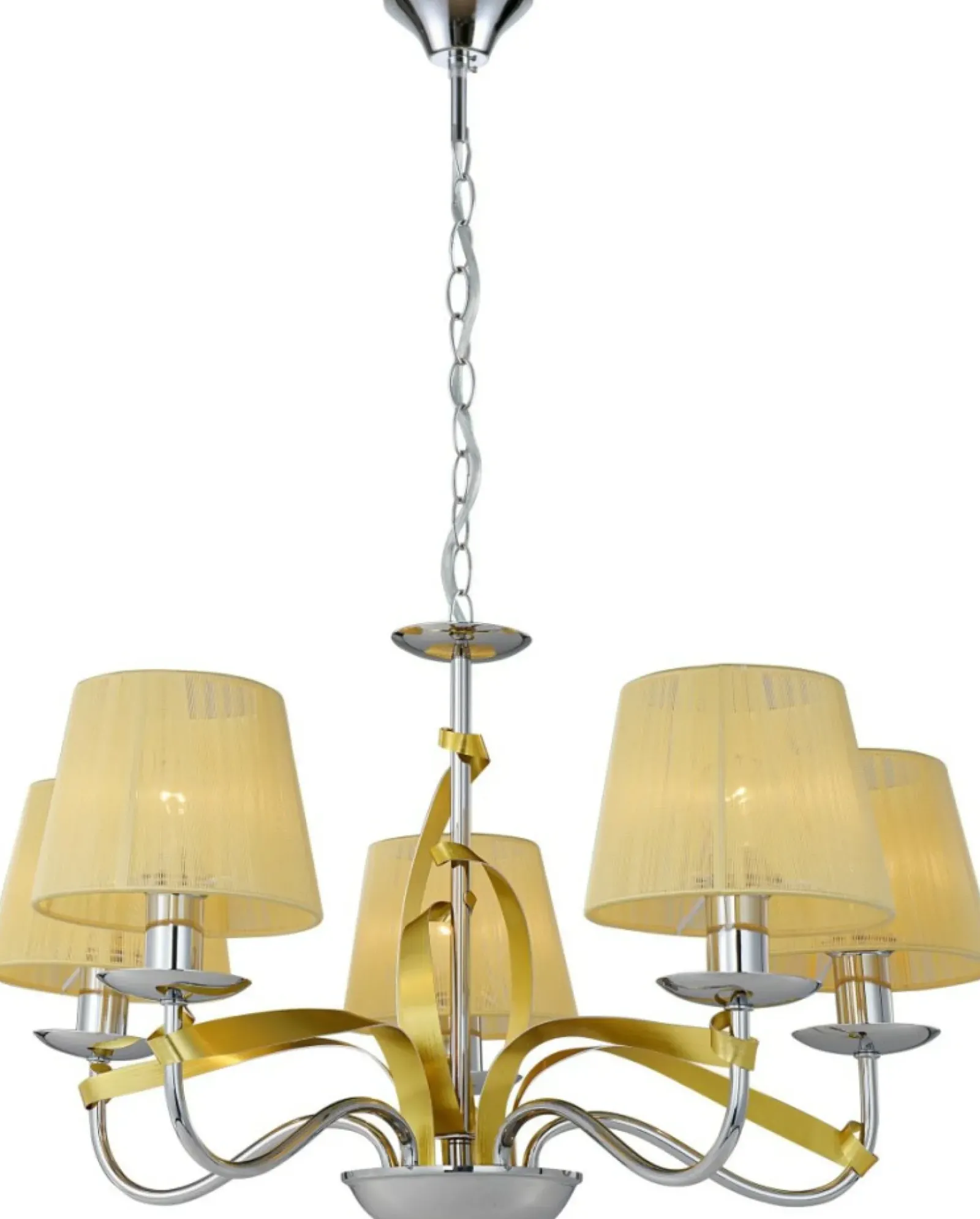Sklep Kaja Elegancka lampa ze złotymi wstążkami 35-55064 DIVA | Kaja Oświetlenie* Randole Tradycyjne
