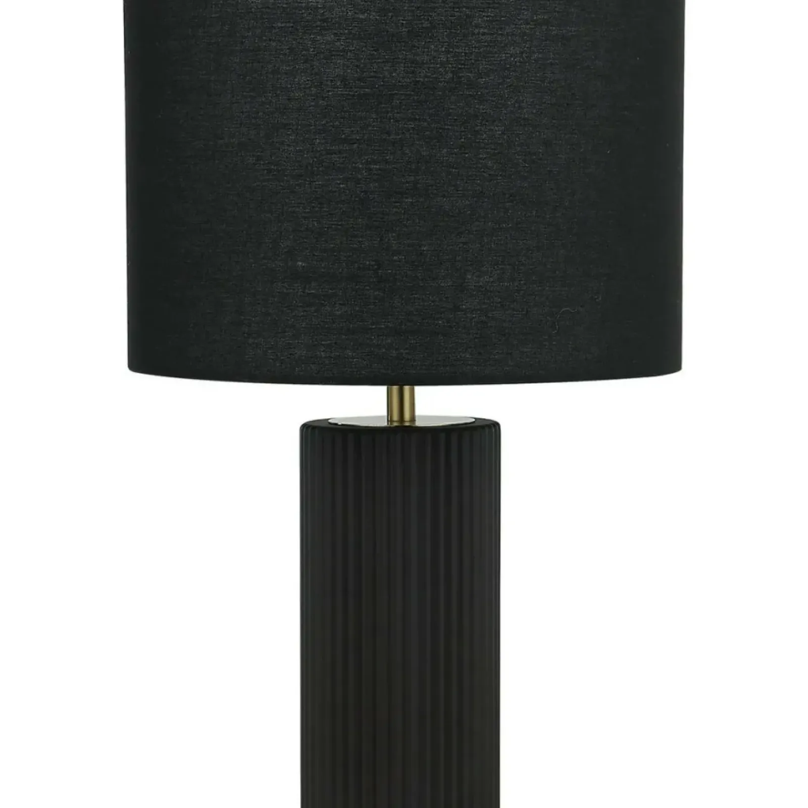 Sklep Kaja Elegancka lampka na szafkę nocną LP-787/1T CZARNA TOKIO | Kaja* Lampki Stołowe Z Abażurem|Nowoczesne Lampki Stołowe