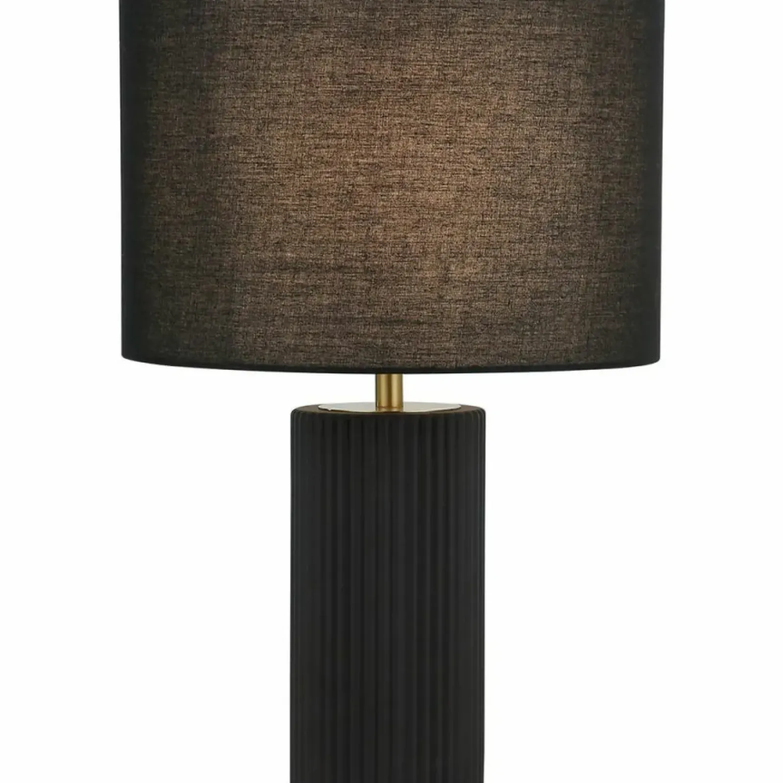 Sklep Kaja Elegancka lampka na szafkę nocną LP-787/1T CZARNA TOKIO | Kaja* Lampki Stołowe Z Abażurem|Nowoczesne Lampki Stołowe
