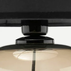 Sklep Kaja Elegancka lampka na szafkę w sypialni TK 5988 MELODY TOPAZ | Kaja* Lampki Stołowe Z Abażurem|Tradycyjne Lampki Stołowe