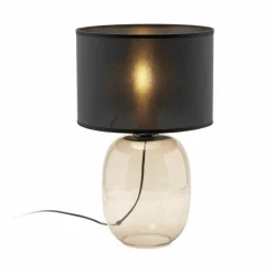 Sklep Kaja Elegancka lampka na szafkę w sypialni TK 5988 MELODY TOPAZ | Kaja* Lampki Stołowe Z Abażurem|Tradycyjne Lampki Stołowe