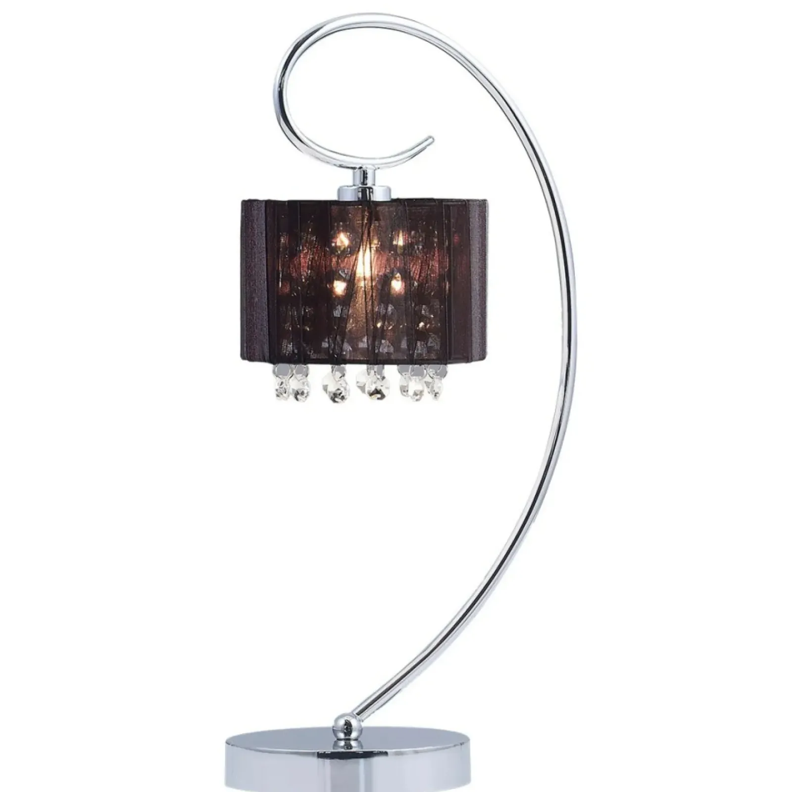 Sklep Kaja Elegancka lampka stołowa dark glamour MTM1583/1 SPAN | Kaja* Nowoczesne Lampki Stołowe
