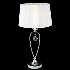 Sklep Kaja Elegancka lampka stołowa z abażurem MTM1637-1W VIVIEN | Kaja* Lampki Stołowe Z Abażurem