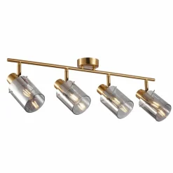 Sklep Kaja Elegancka listwa z ruchomymi reflektorami SPL-5581-4-BRO-SG SARDO Flash Sale