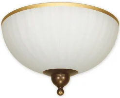 Sklep Kaja Elegancka plafoniera z mlecznym kloszem O1481 BR FLEX | Kaja* Plafony Nowoczesne