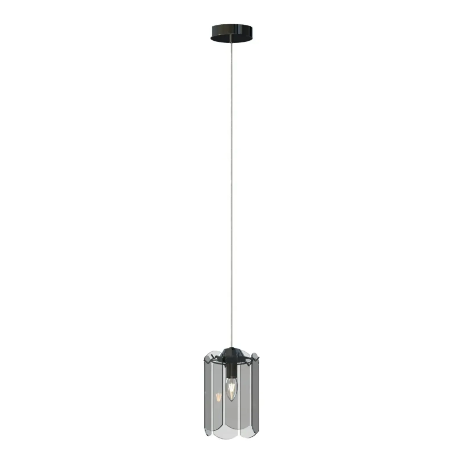 Sklep Kaja Elegancka, smukła lampa wisząca do kuchni MD3523-1-EBCN NIRA | Kaja Store