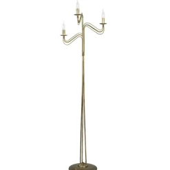 Sklep Kaja Elegancka złota lampa podłogowa typu świecznik 170/LP3 z serii TO* Tradycyjne Lampy Podłogowe