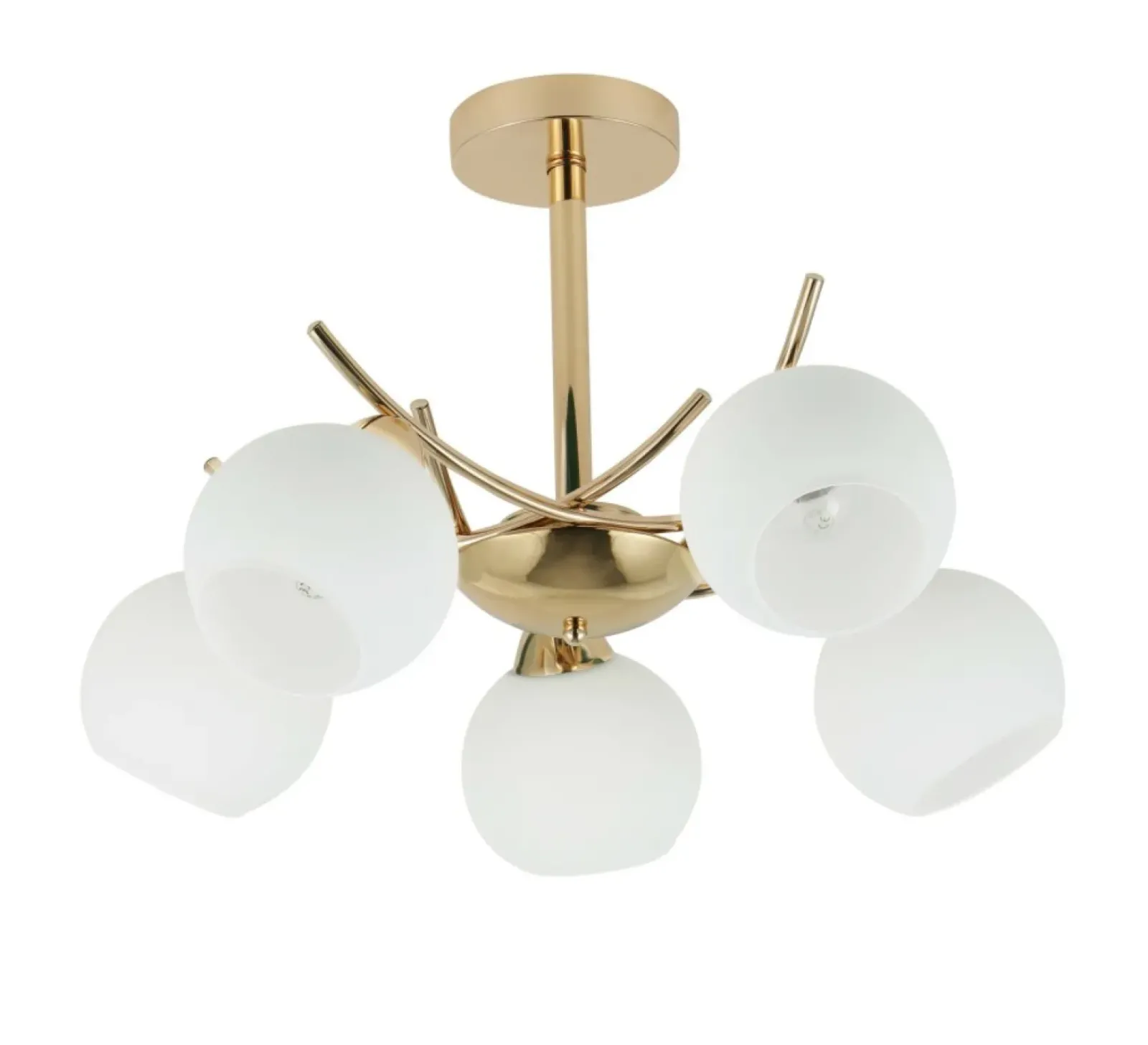 Sklep Kaja Elegancka, złota lampa sufitowa glamour 35-37497 AMOS | Kaja Best Sale