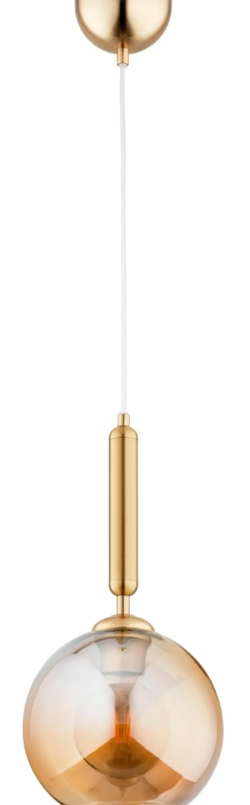 Sklep Kaja Elegancka, złota lampa wisząca z kloszem ⌀20cm AL 61101 GRALL | Kaja Outlet