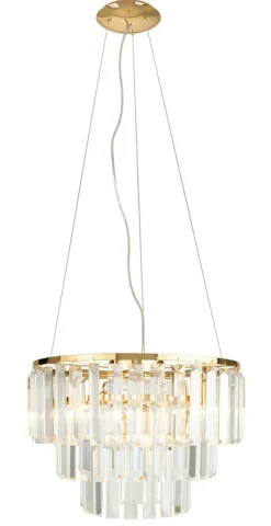 Sklep Kaja Elegancka, złota lampa wisząca Ø42cm MX P0423 MONACO | Kaja Hot