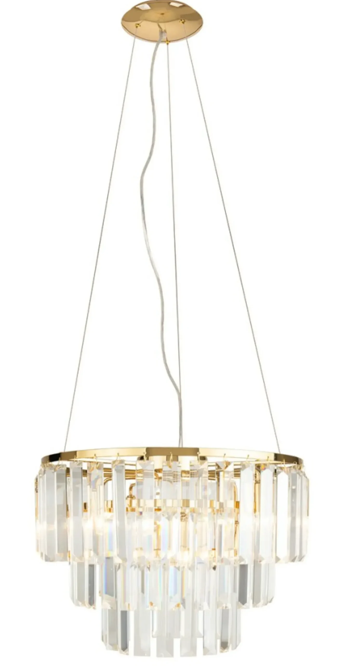 Sklep Kaja Elegancka, złota lampa wisząca Ø42cm MX P0423 MONACO | Kaja Hot
