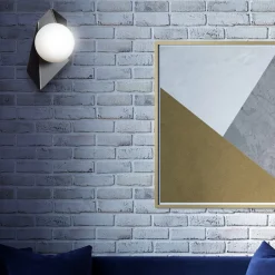 Sklep Kaja Elegancki czarno biały kinkiet do sypialni 636/K1 | Kaja Oświetlenie* Kinkiety Tradycyjne