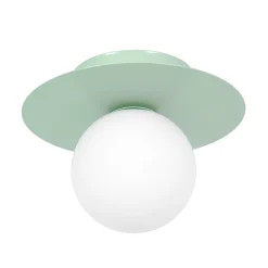 Sklep Kaja Estetyczna lampa sufitowa w kolorze szałwii K-5452 z serii ROBIN* Plafony Klasyczne|Plafony