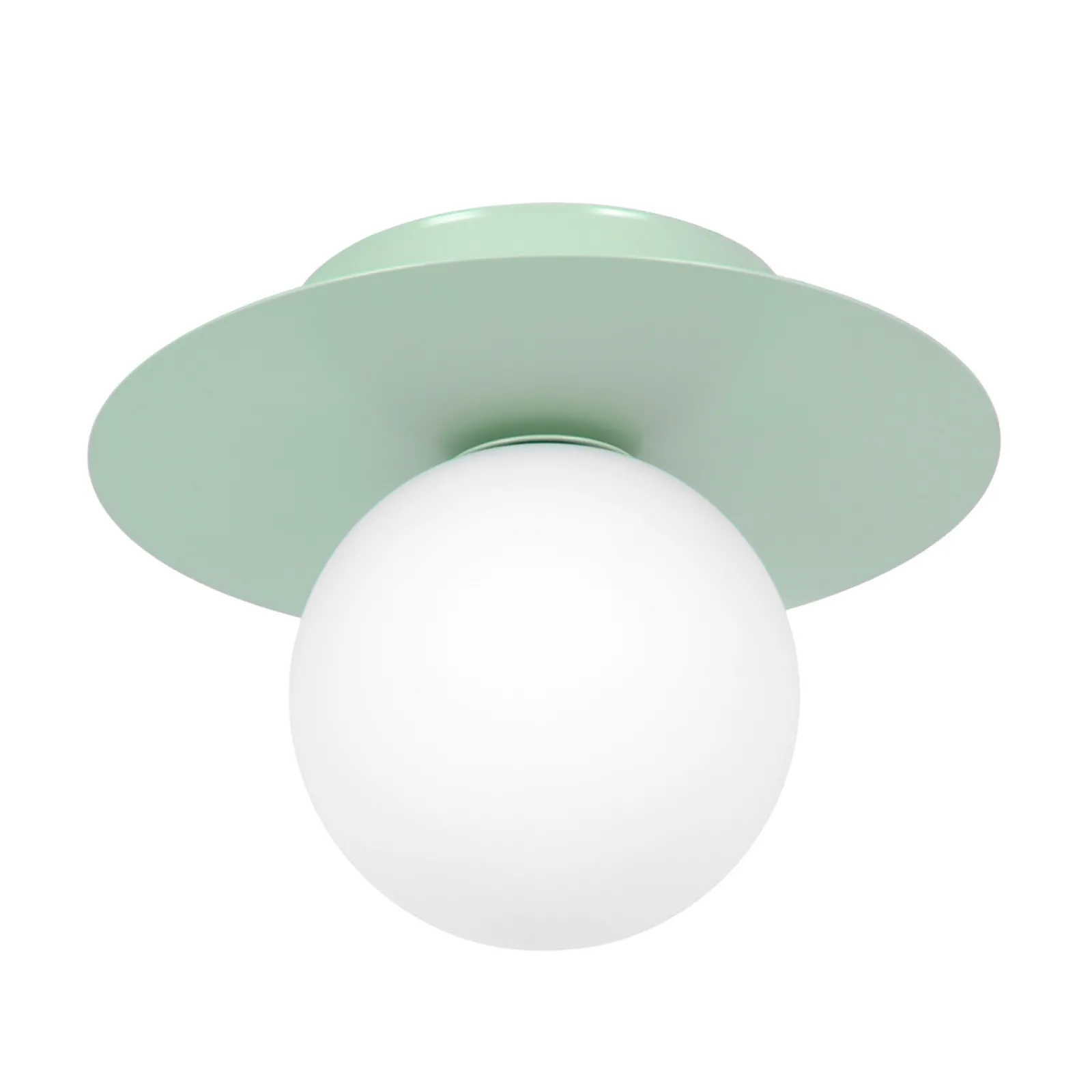 Sklep Kaja Estetyczna lampa sufitowa w kolorze szałwii K-5452 z serii ROBIN* Plafony Klasyczne|Plafony