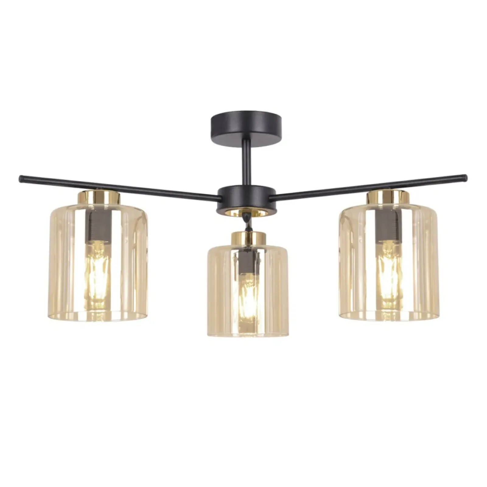 Sklep Kaja Estetyczna lampa sufitowa z miodowymi kloszami K-5521 z serii AURELIA Flash Sale