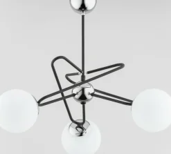 Sklep Kaja Finezyjna lampa sufitowa w chromie i czerni AL 63088 | Kaja Shop