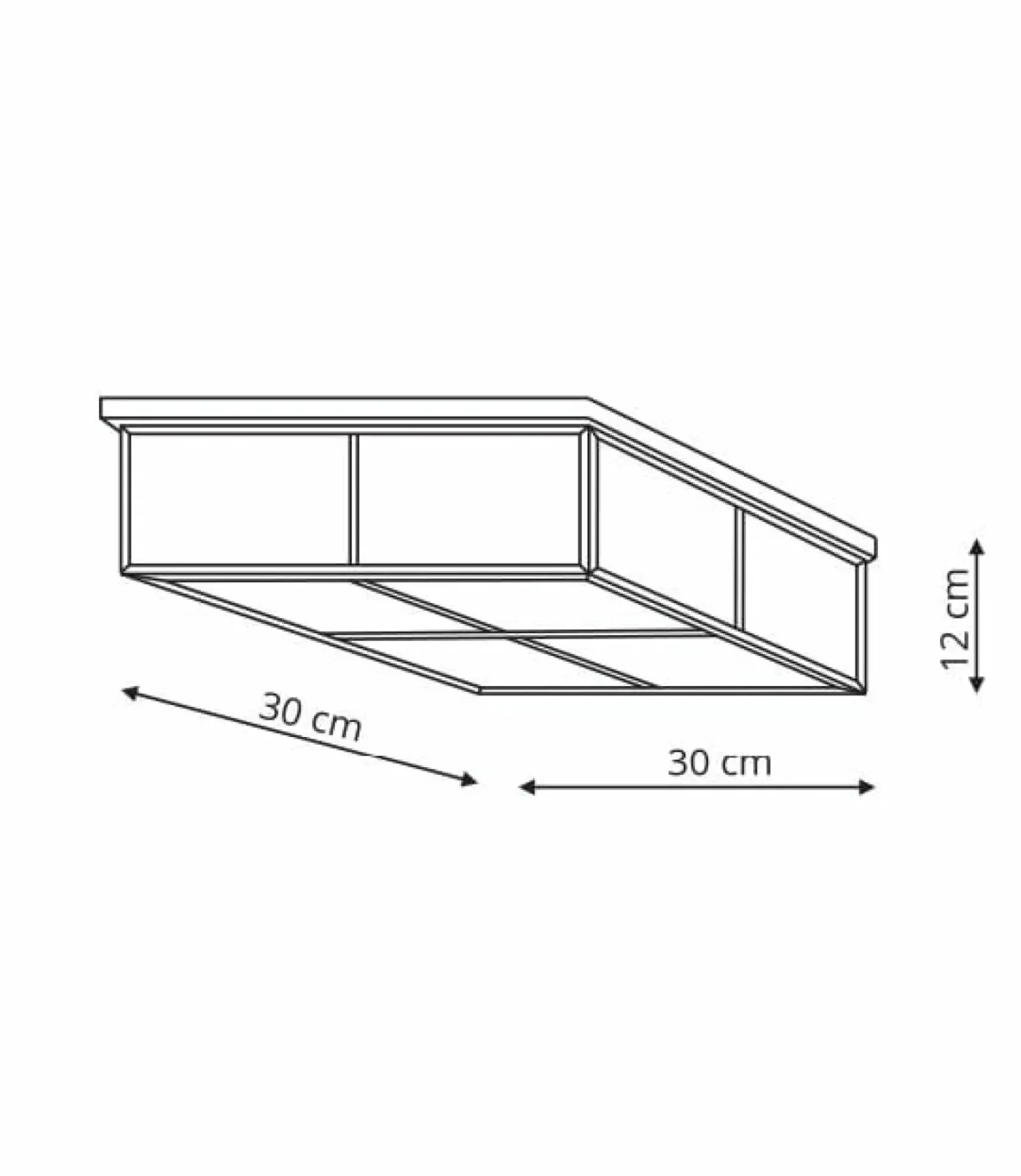 Sklep Kaja Geometryczna, chromowana lampa sufitowa LP-2323/2C MONZA | Kaja Best