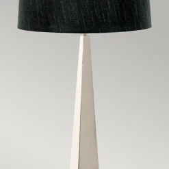 Sklep Kaja Geometryczna lampa podłogowa ASCENT-FL-PN-BK z serii ASCENT* Lampy Podłogowe Z Abażurem|Tradycyjne Lampy Podłogowe