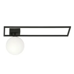 Sklep Kaja Geometryczna lampa sufitowa z białym kloszem 1130/1B IMAGO | Kaja* Plafony Nowoczesne